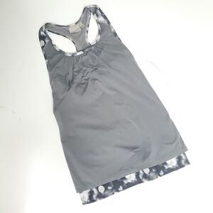Athleta layered athletic tank XS